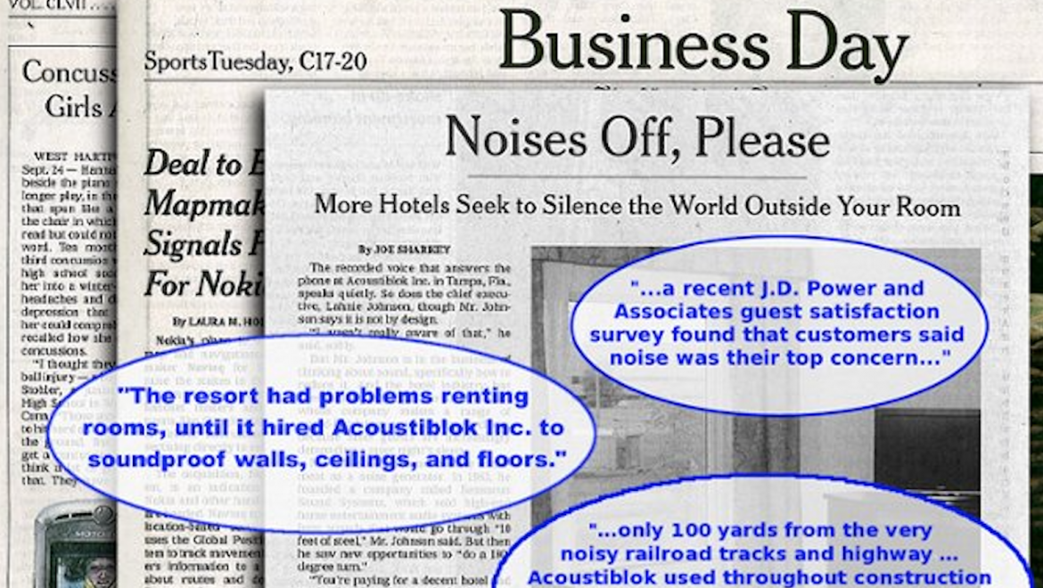 Effective acoustic insulation for hotels to ensure a peaceful nights sleep.
