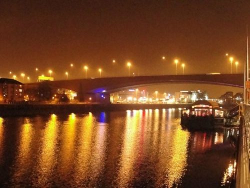 The Ferry at night