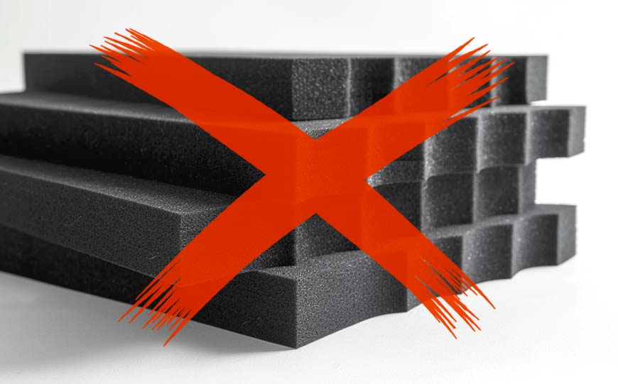 Avoid Acoustic Foam